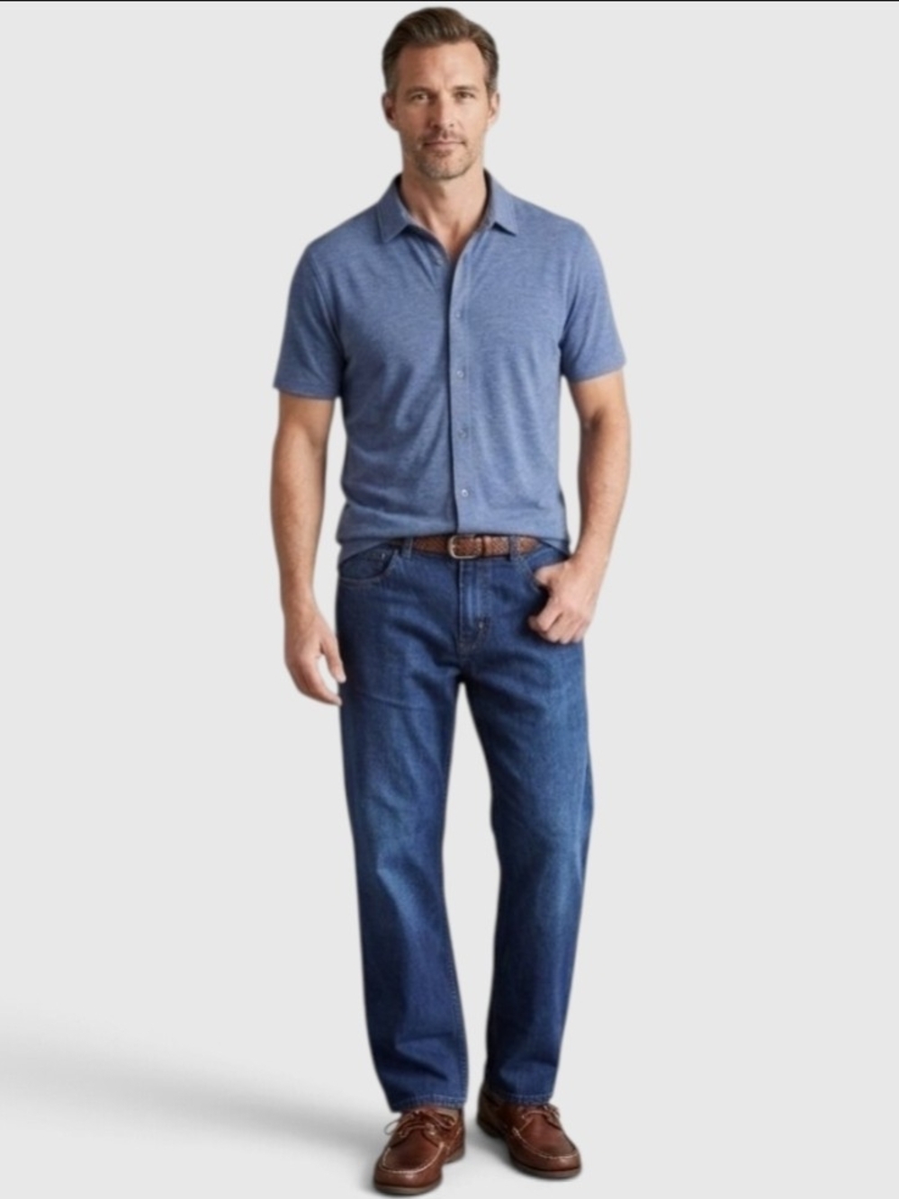 Tommy Bahama Cayman Island Relaxed Jeans Mens 35x30 Dark Wash Blue Denim Soft
